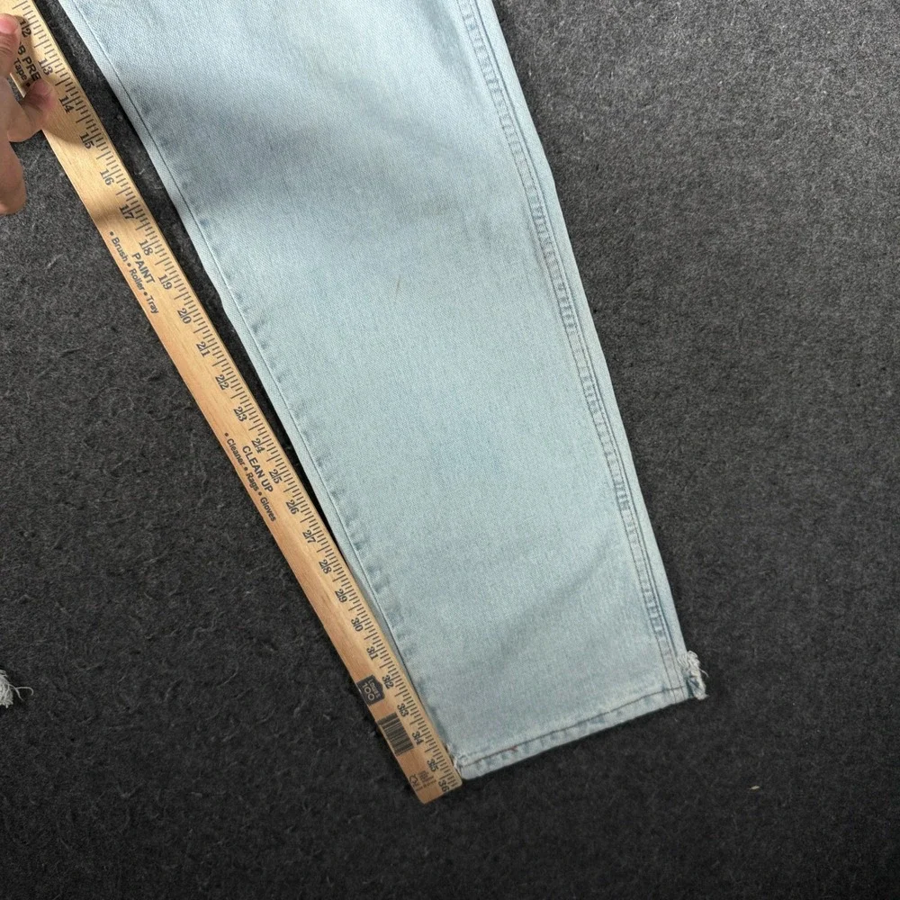 Wrangler 20X Vintage Mens Light Wash Straight Leg Denim Jeans Made in USA 34x32
